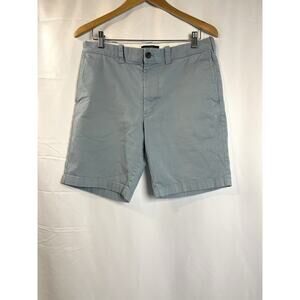 J.Crew Bluish Gray Mercantile Flex Size 32 Men's Shorts Flat Front 8” Inseam